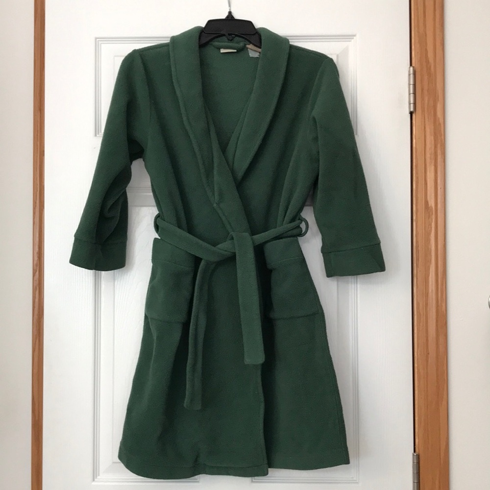 LL Bean fleece robe